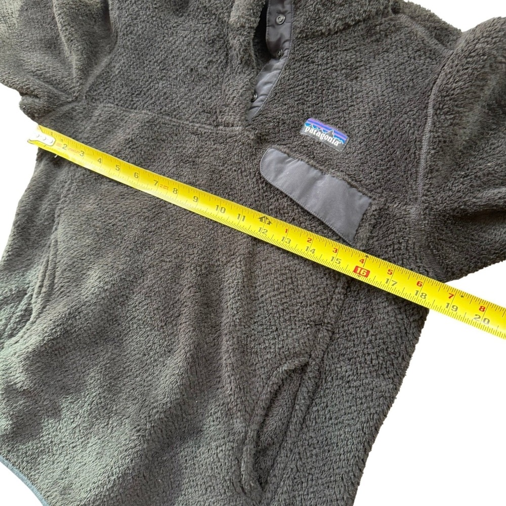 Patagonia Re-Tool Snap-T Pullover Fleece Jacket Black Womens Medium Polartec - Picture 9 of 9